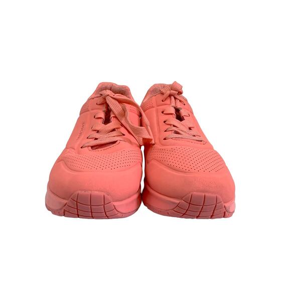 Skechers-Uno Gen 1-Street Wedge Sneakers-Light Pink-Coral-Big Girls-Size 2 - Picture 3 of 6